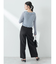タックストレートパンツ