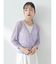花柄シアーカーディガン