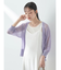 花柄シアーカーディガン