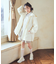 ウエストベルト付きショートパンツ