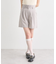 ウエストベルト付きショートパンツ