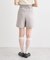 ウエストベルト付きショートパンツ