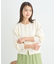 UVカット加工クルーネックニットカーディガン