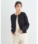 UVカット加工クルーネックニットカーディガン
