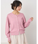 UVカット加工クルーネックニットカーディガン