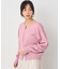 UVカット加工クルーネックニットカーディガン