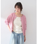UVカット加工クルーネックニットカーディガン