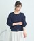 UVカット加工クルーネックニットカーディガン