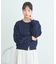 UVカット加工クルーネックニットカーディガン