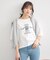 UVカット加工クルーネックニットカーディガン