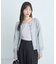 UVカット加工クルーネックニットカーディガン