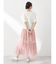 ティアードチュールスカート