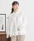 シフォン×チュールレイヤードシャツ