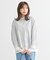 シフォン×チュールレイヤードシャツ