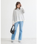 シフォン×チュールレイヤードシャツ