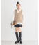 シフォン×チュールレイヤードシャツ