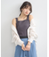 ワイドストラップキャミソール