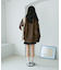 フェイクレザージップジャケット
