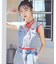 フロントジップデニムビスチェ