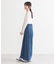 フロントZIPバックレースアップデニム