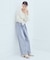 スクエアネックシャーリングショートブラウス