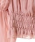 スクエアネックシャーリングショートブラウス