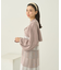 Set2点ショートニット+チェックワンピース