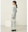 Set2点ショートニット+チェックワンピース