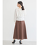 ラメストライプリボンブラウス