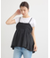 SET2点レースキャミ+フレンチTee