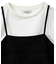 SET2点レースキャミ+フレンチTee