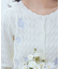 フラワー刺繍カーディガン