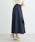 ベルト付きアシンメトリースカート