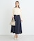 ベルト付きアシンメトリースカート