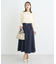 ベルト付きアシンメトリースカート
