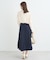ベルト付きアシンメトリースカート
