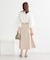 ベルト付きアシンメトリースカート