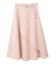 ベルト付きアシンメトリースカート