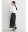 ラインメッシュスカート