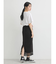 ラインメッシュスカート