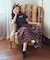 miffy/earth Rose ringer Tee