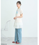 miffy/earth Rose ringer Tee
