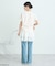 miffy/earth Rose ringer Tee