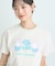 miffy/earth Rose ringer Tee
