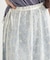 フラワー刺繍レイヤードスカート