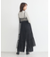 チュールティアードキャミワンピース