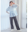 リボンプリントデニムパンツ
