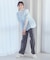 リボンプリントデニムパンツ