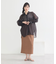 バックドロストシアーストライプオーバーシャツ