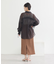 バックドロストシアーストライプオーバーシャツ